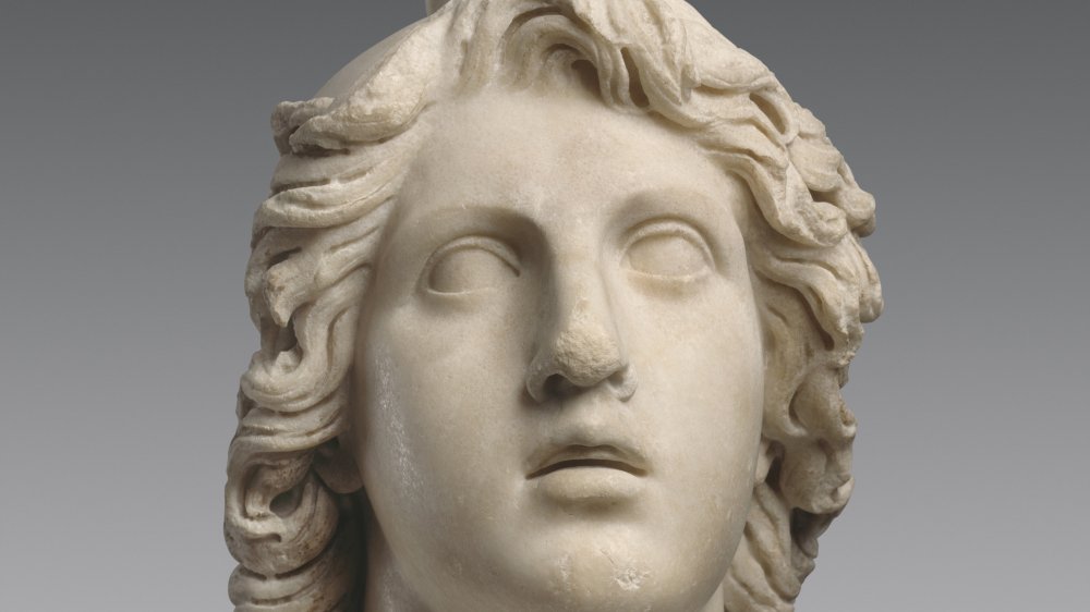 Head of Achilles (Roman copy from a Greek Original), ca 160 BC.