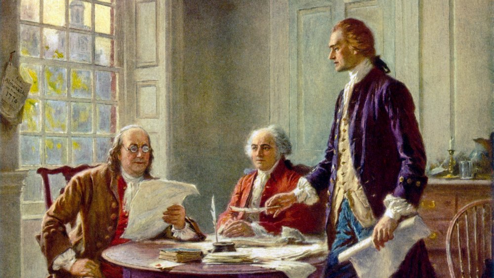 Writing the Declaration of Independence, 1776