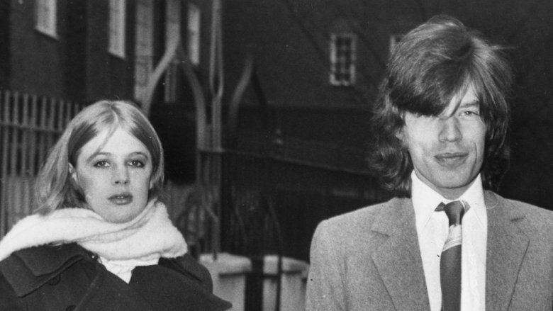 Marianne Faithfull and Mick Jagger