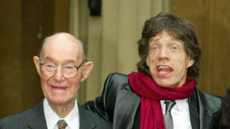 Joe Jagger and Mick Jagger