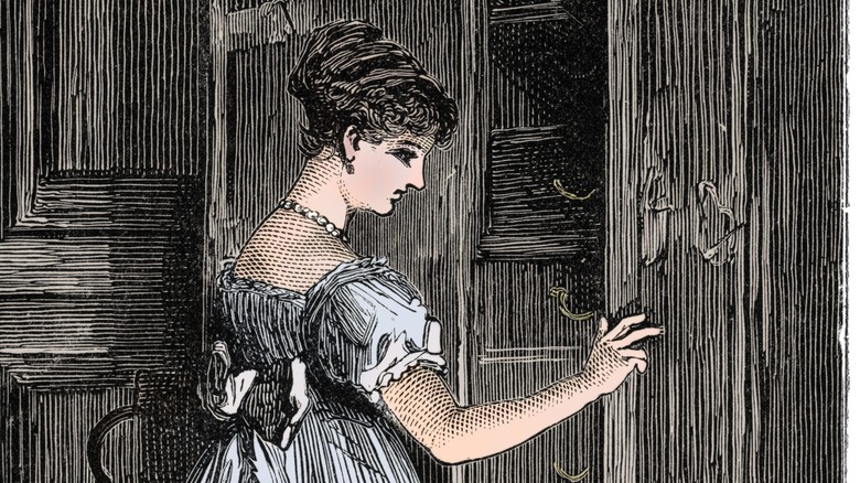 Northanger Abbey character opening closet
