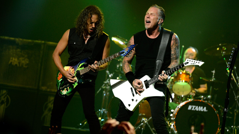 james hetfield kirk hammett lars ulrich