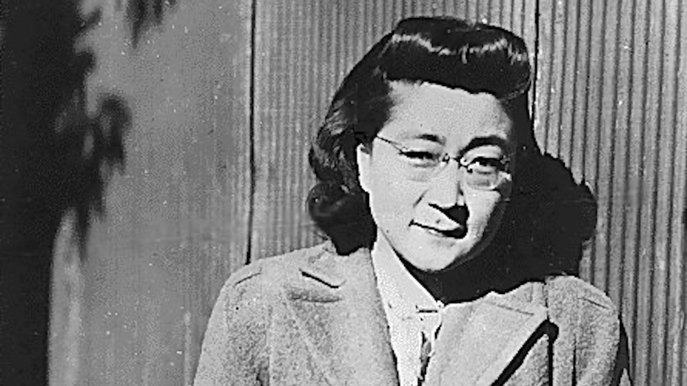 Iva Toguri wearing glasses