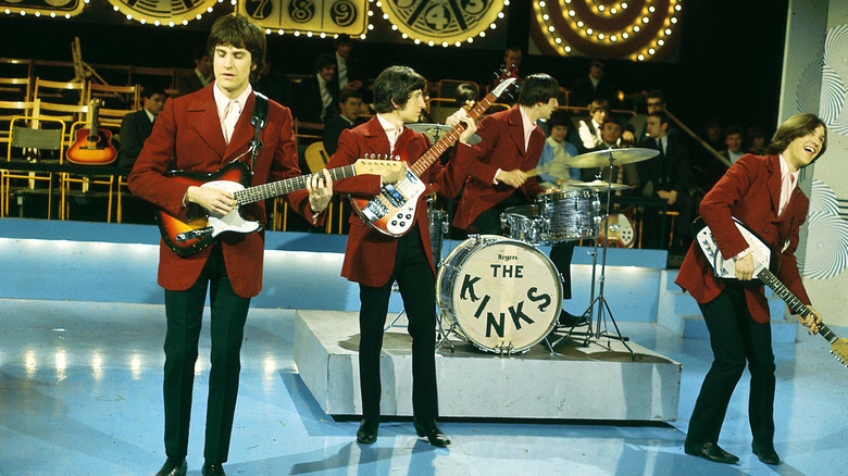 The Kinks performing in the 1960s