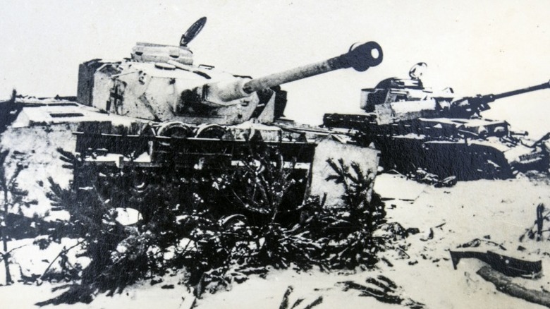 German Panzer IV tank