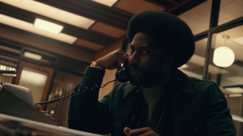 John David Washington in BlacKkKlansman