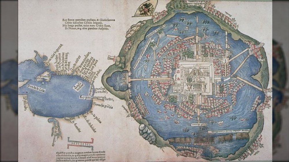 Map of Tenochtitlan