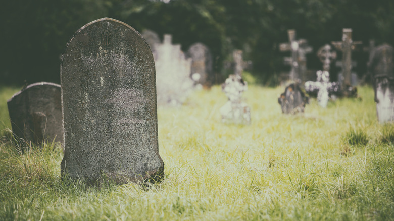 cemetery graveyard stone 