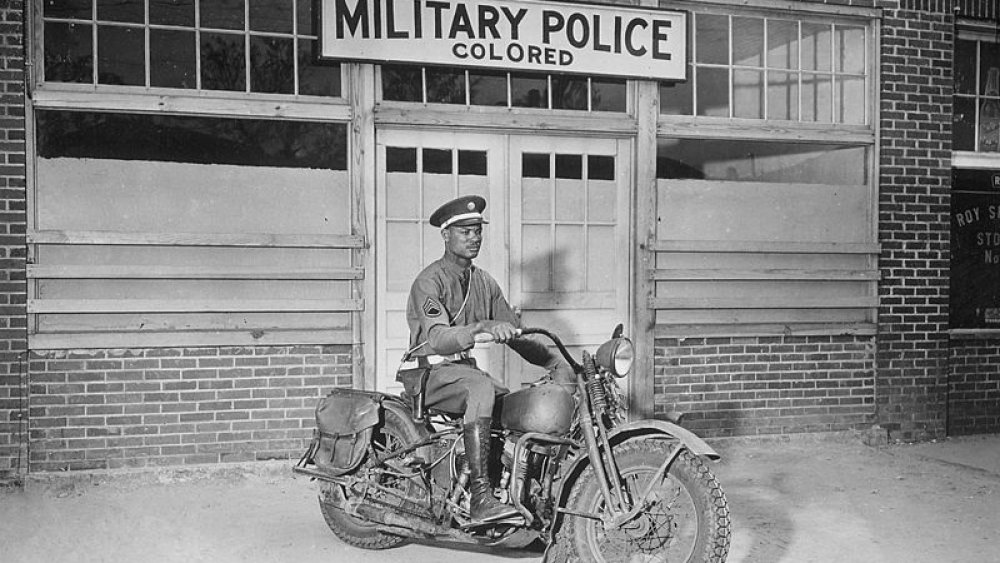 Segregated military police officer