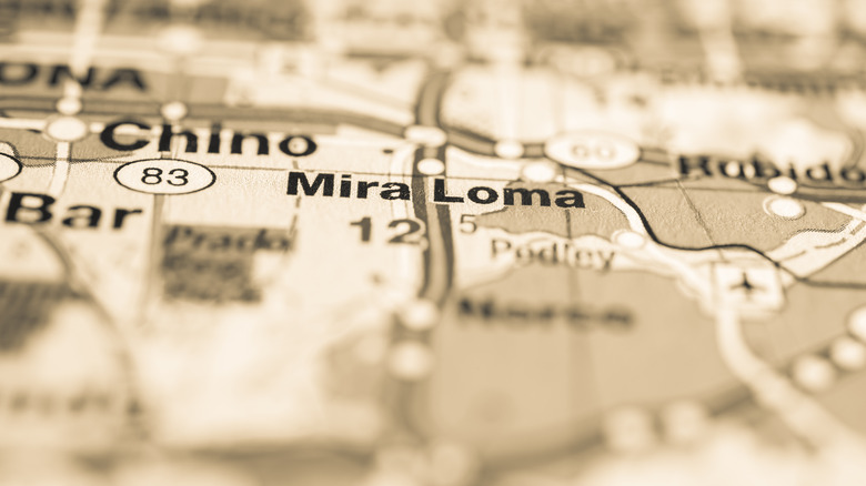 Mira Loma map 