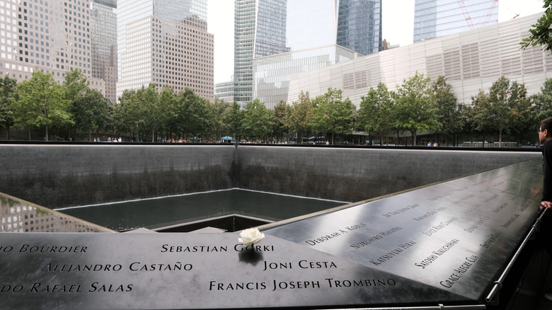 September 11th memorial in NYC