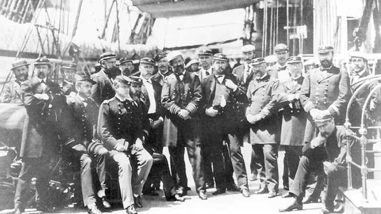 USS Colorado officers during Korean Expedition