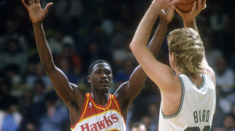 Larry Bird Shoots