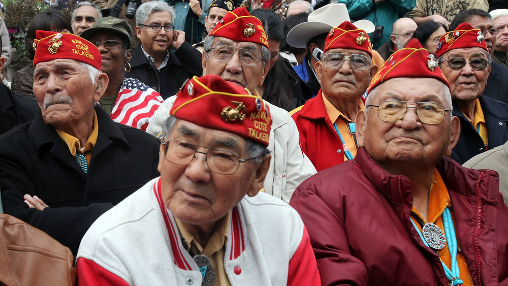 Code talkers at a 2009 Veteran's Day Parade