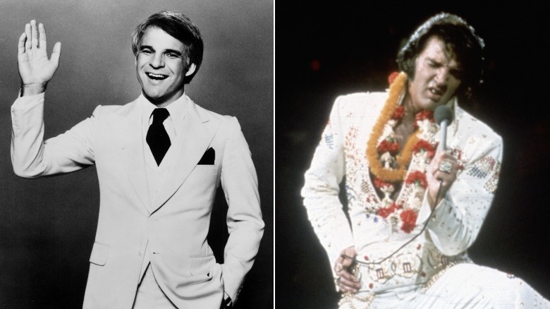 Steve Martin and Elvis Presley