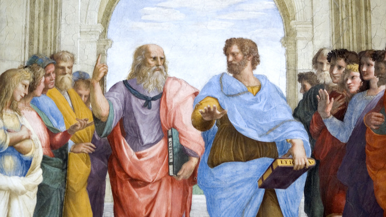 Aristotle and Plato