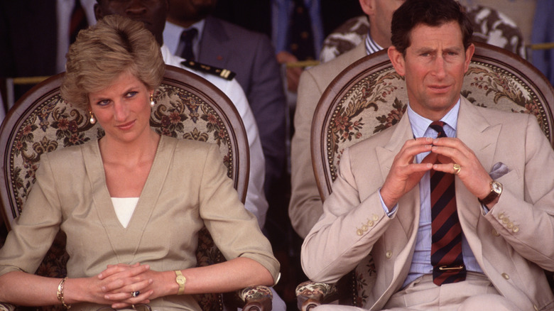 Princess Diana and Prince Charles, 1990