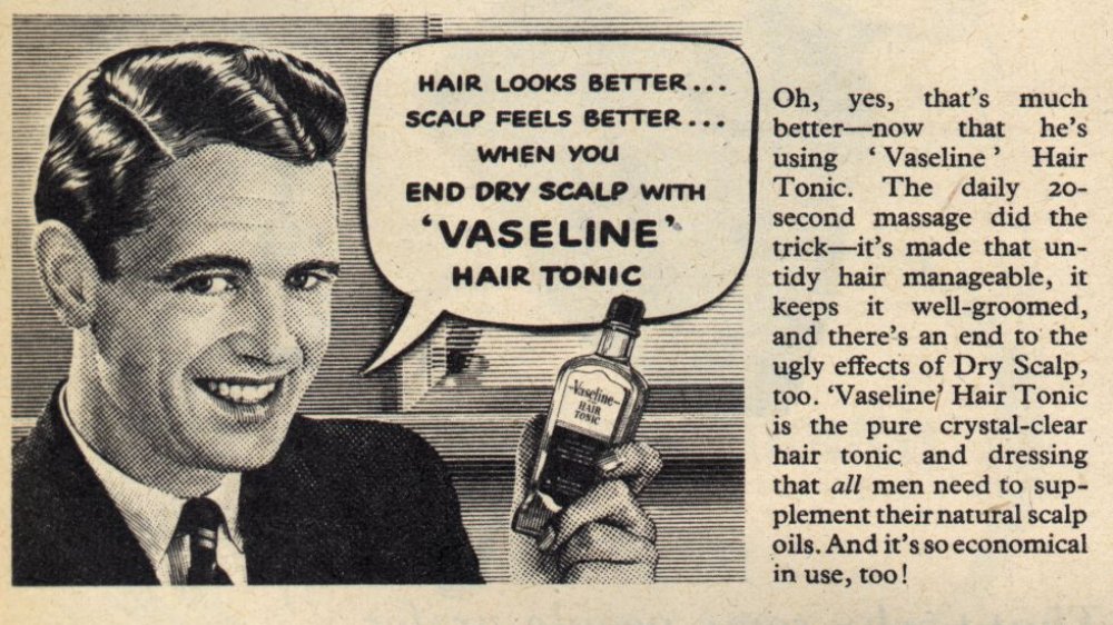 Vaseline Hair Tonic ad, 1951