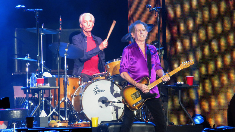 Charlie Watts and Keith Richards