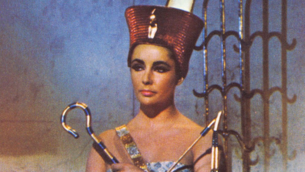 Cleopatra portrayed by Elizabeth Taylor