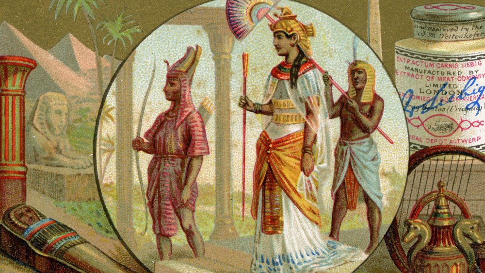 An 1889 illustration of Cleopatra