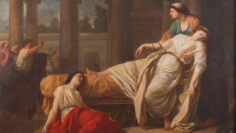 The death of Cleopatra