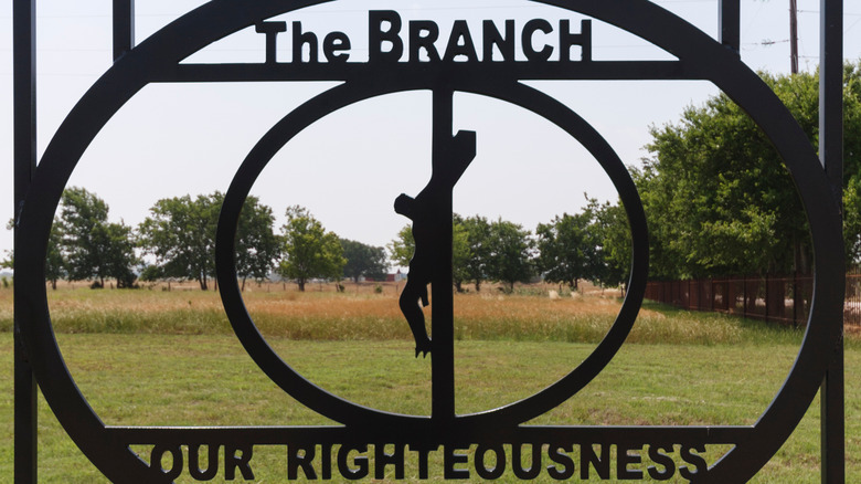 Branch Davidian compound entrance