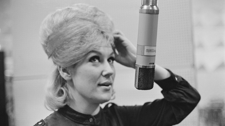 Dusty Springfield and her beehive
