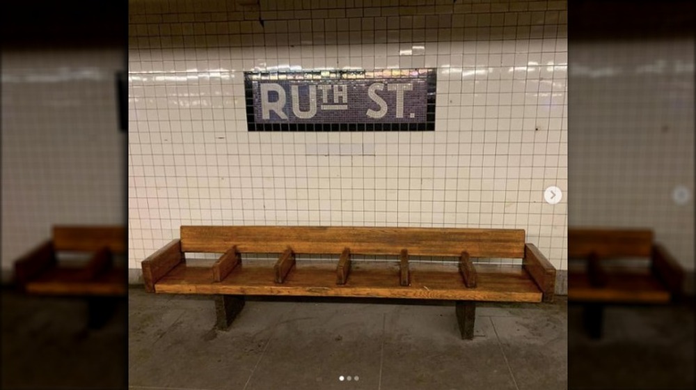 Ruth Bader Ginsberg subway tribute