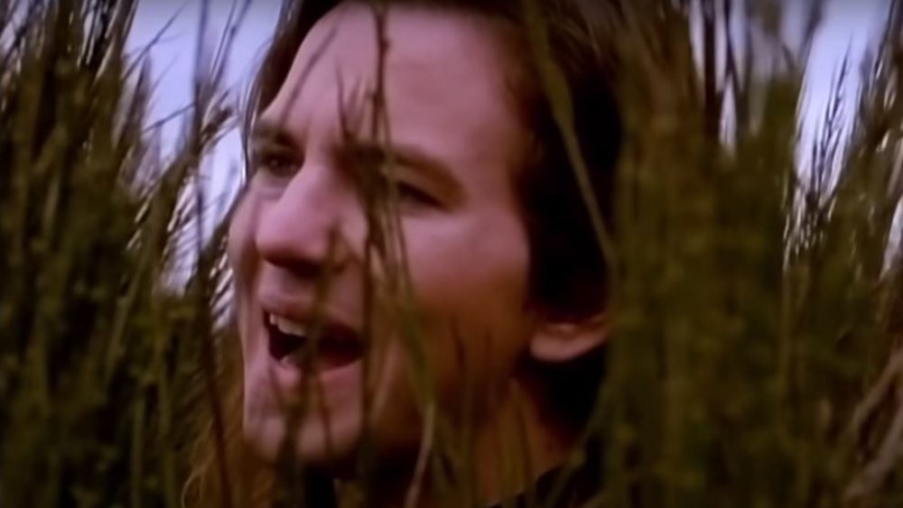 Eddie Vedder sings in Temple of the Dog's "Hunger Strike."