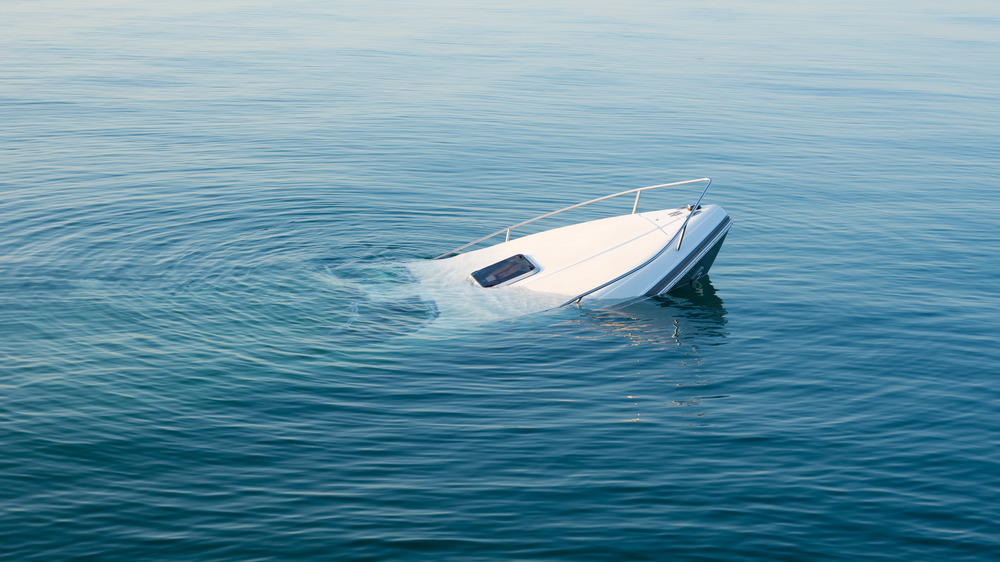 Sinking boat