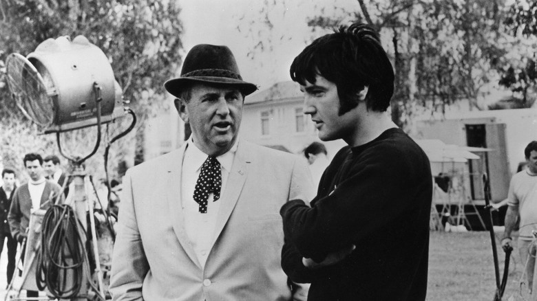 Colonel Tom Parker and Elvis Presley