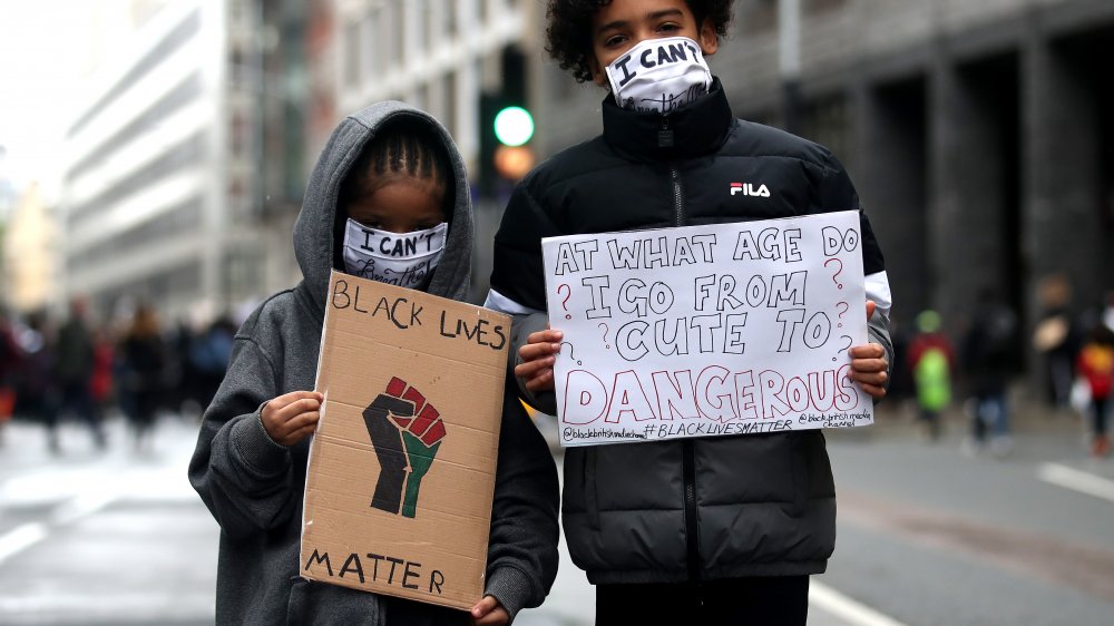 Black Lives Matter demonstrators