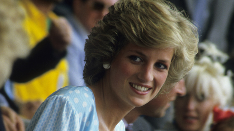 Princess Diana at Live Aid concert