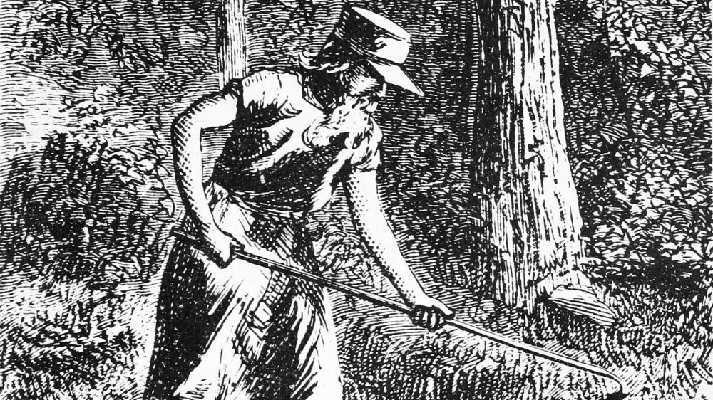 Johnny Appleseed etching