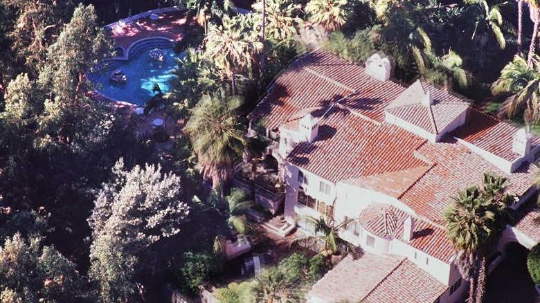 The Pink Palace, aerial shot