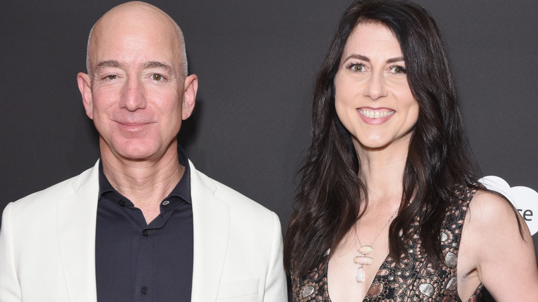 Jeff Bezos and Mackenzie Scott in 2018 