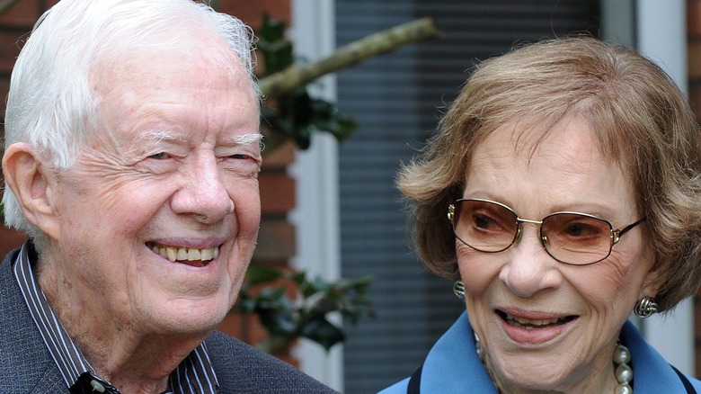 Jimmy Carter and wife Rosalynn  