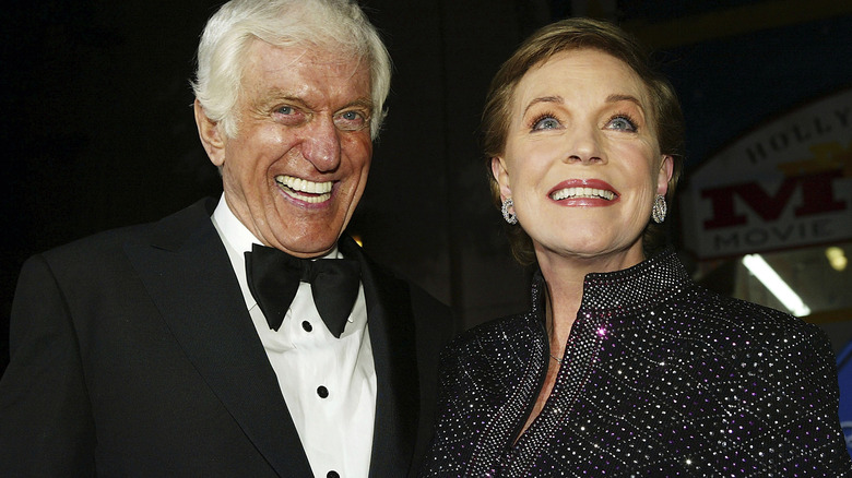 Dick Van Dyke and Julie Andrews smiling