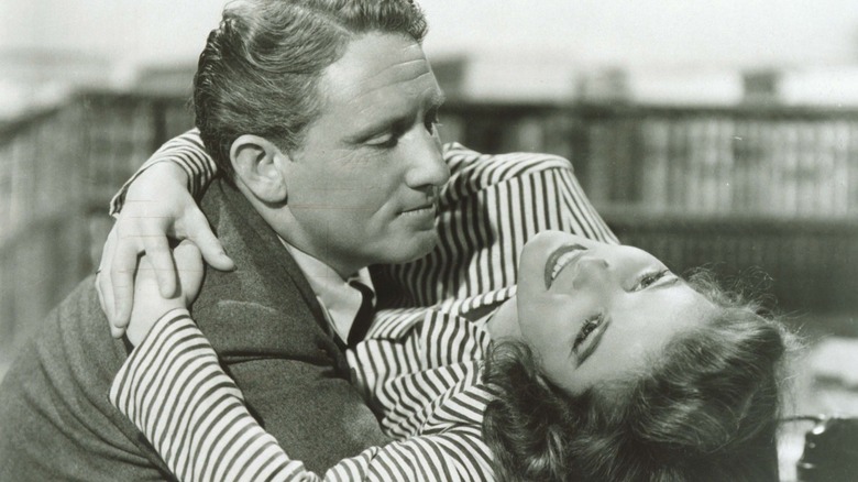 Spencer Tracy and Katharine Hepburn