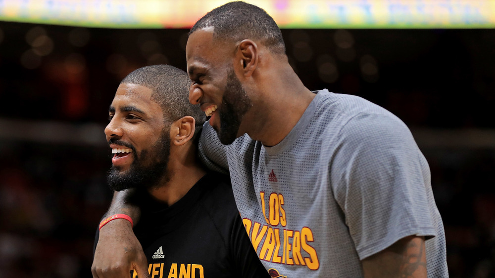 Lebron James and Kyrie Irving