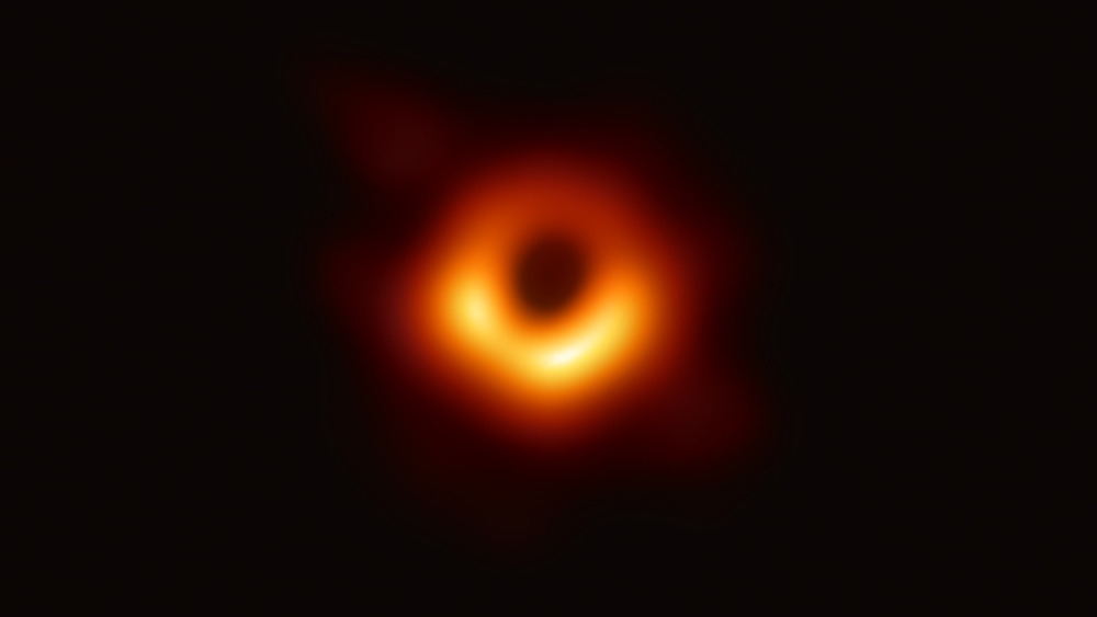 black hole image captured