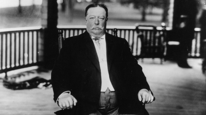 Taft seated