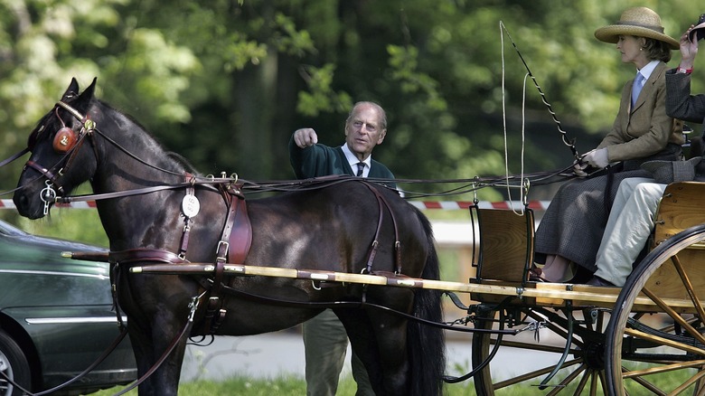 Prince Philip Penelope Knatchbull horse and carriage