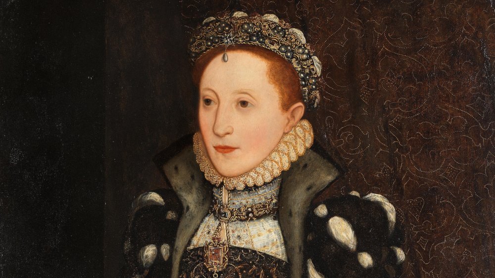 Portrait of Elizabeth I of England of the 'Badminton' type, circa 1562