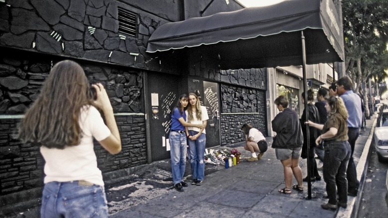 Fans pay respects, The Viper Room