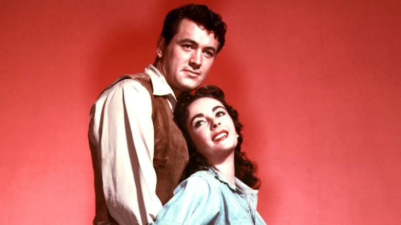 Rock Hudson and Elizabeth Taylor