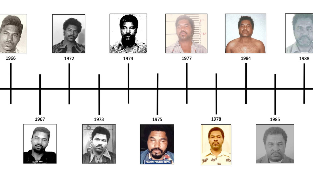 Samuel Little through the years