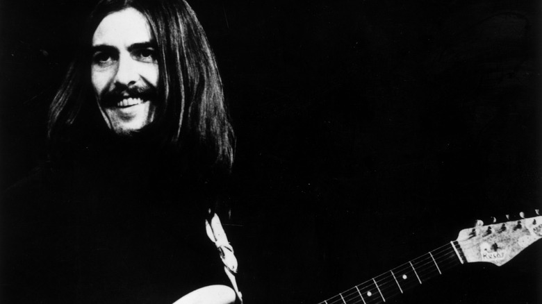 George Harrison smiling