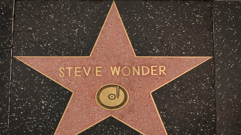 Hollywood star with Stevie Wonder's name 